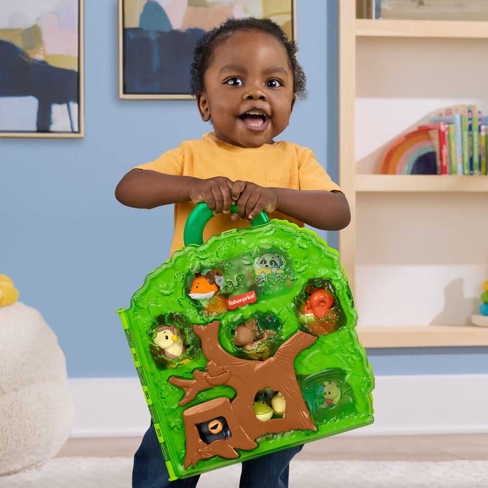 Fisher Price Little People kolekcinis miško gyvūnų dėklas