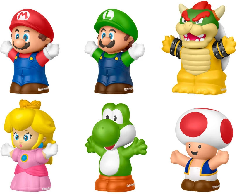 Fisher Price - „Super Mario“ 6 figūrėlių rinkinys (JHG63)