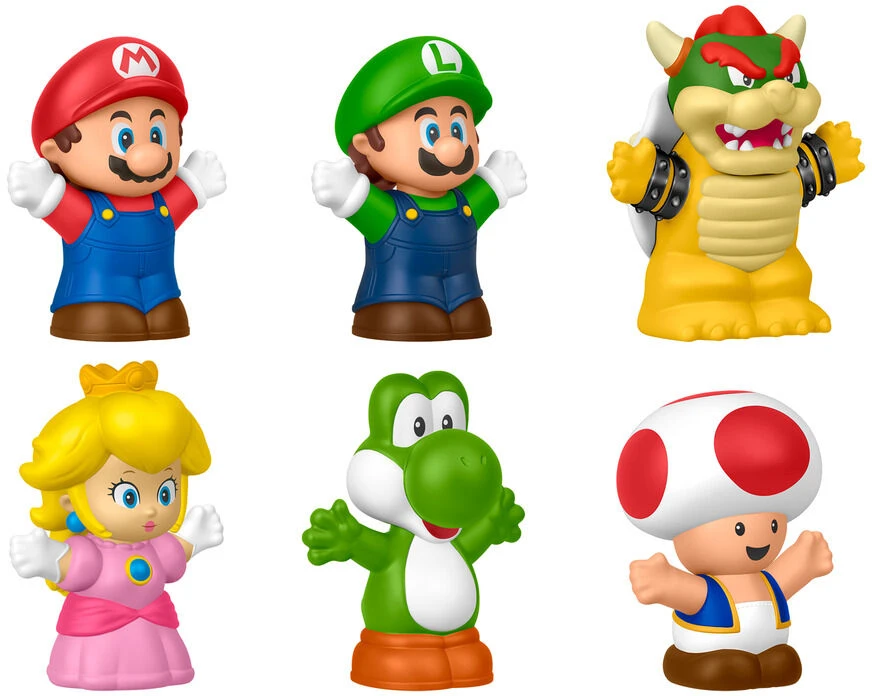 Fisher Price - „Super Mario“ 6 figūrėlių rinkinys (JHG63)
