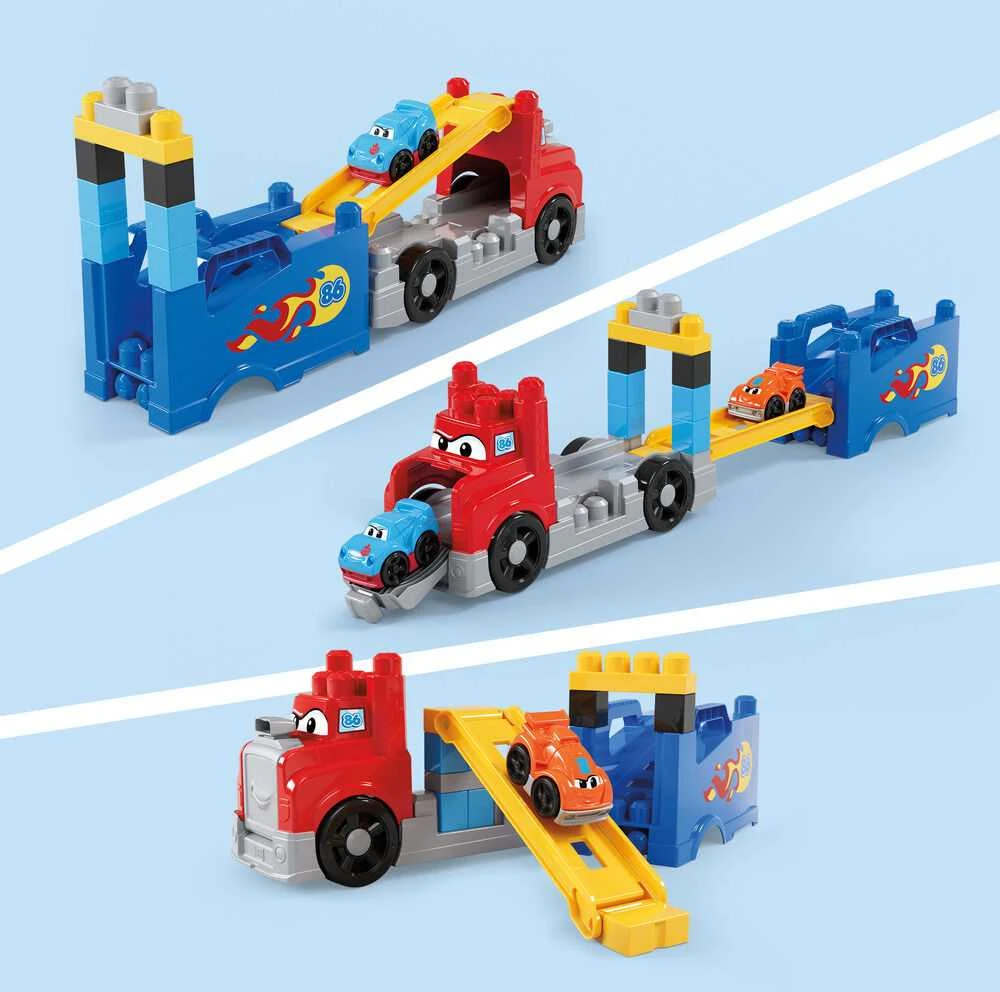 Fisher Price Mattel MEGA BLOKS konstruktorius – sunkvežimis su trasa (JFR29)
