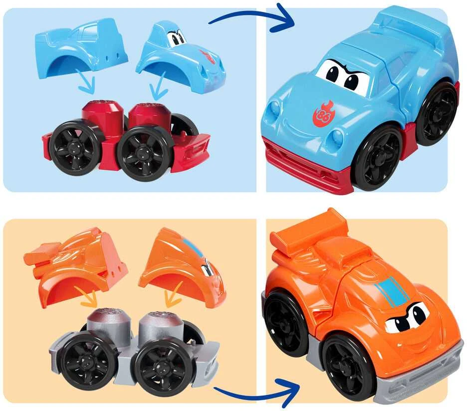 Fisher Price Mattel MEGA BLOKS konstruktorius – sunkvežimis su trasa (JFR29)