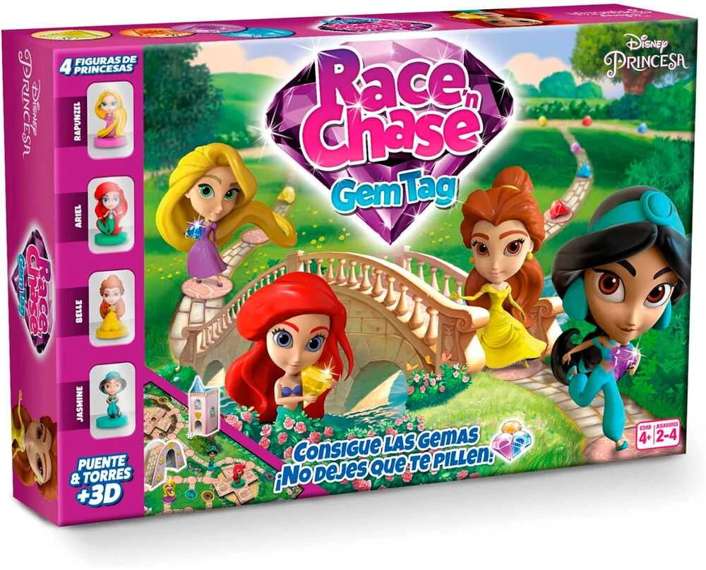FOURNIER Spanish Disney Princess Race Chase board game