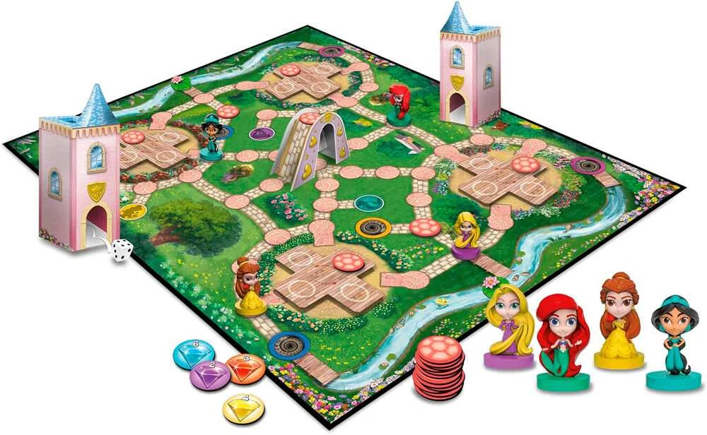 FOURNIER Spanish Disney Princess Race Chase board game