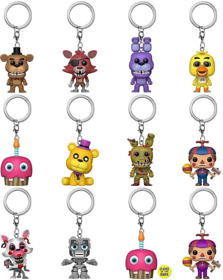 FUNKO POP! Raktų pakabutis: Mystery - Five Nights at Freddy´s, ~4 cm aprašymas - Prekės nuotrauka