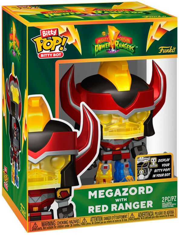 Funko Bitty Bots figure Mighty Morphin Power Rangers Megazord with Raudona Ranger