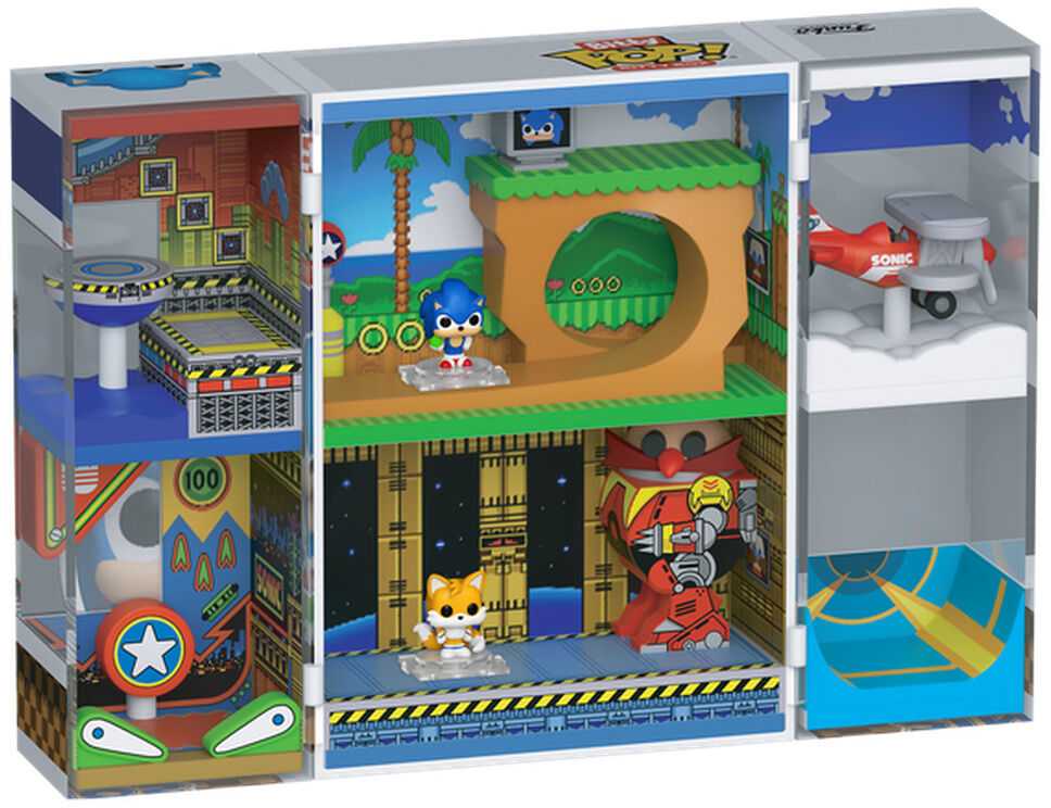 Funko Bitty POP Boxes figure Sonic The Hedgehog Sonic 2 diorama Set