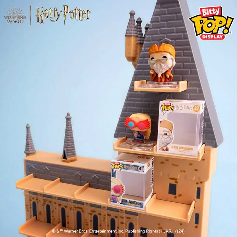 FUNKO Bitty POP! Figūrėlių rinkinys: Harry Potter - Hogwarts Castle, ~3 cm (2 vnt.)
