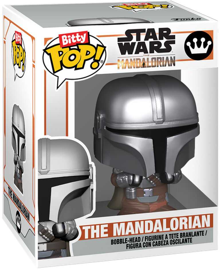 Funko Bitty POP figure Ride Star Wars The Mandalorian In N1 Starfighter With Grogu