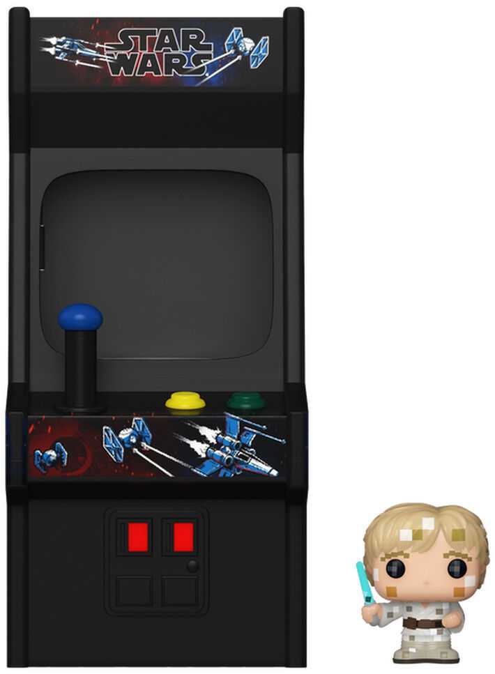 Funko Bitty POP figure Star Wars 8 Bit Luke Skywalker & Arcade Case