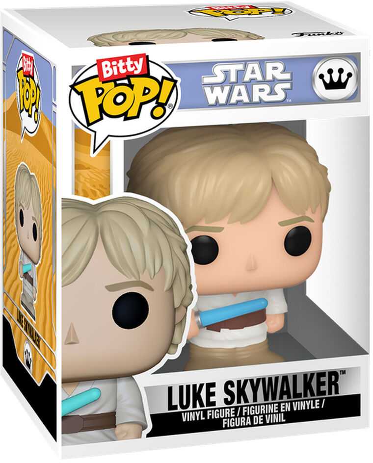 Funko Bitty POP figure Star Wars 8 Bit Luke Skywalker & Arcade Case