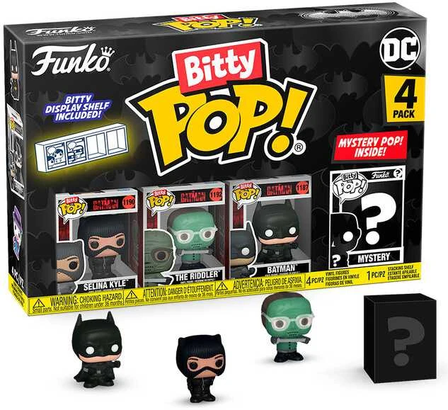 FUNKO Bitty POP! Figūrėlių rinkinys: DC, ~3 cm (4 vnt.)