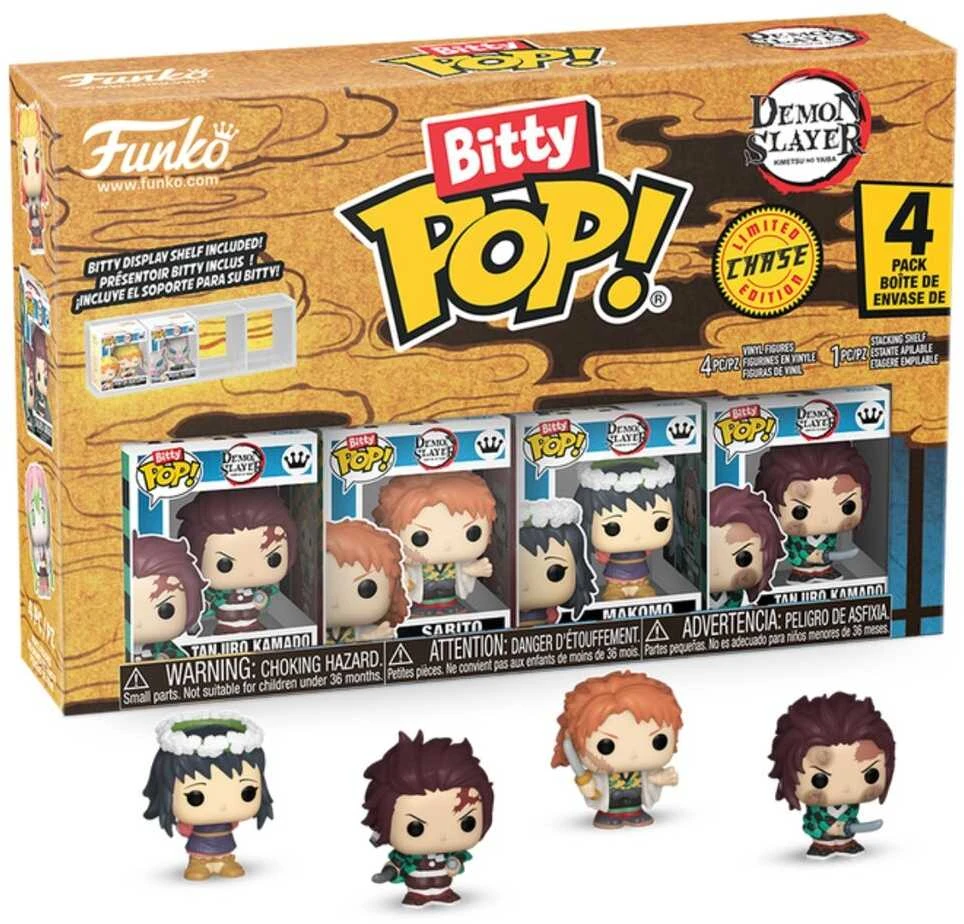 Funko Blister 4 figures Bitty POP Demon Slayer Tanjiro