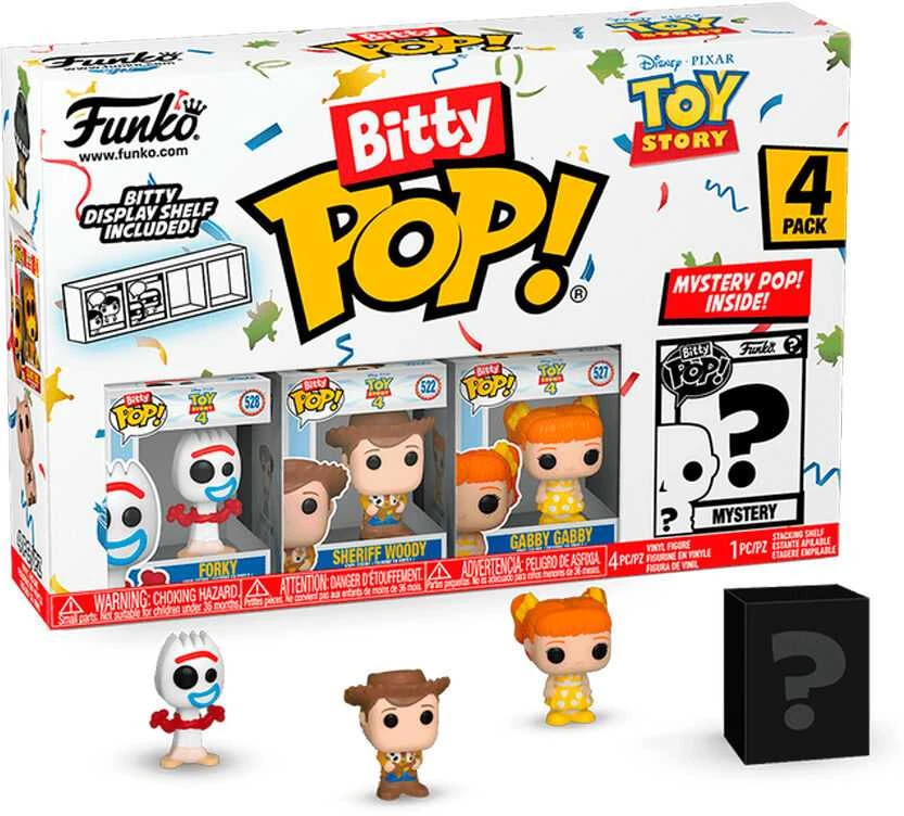 FUNKO Bitty POP! Figūrėlių rinkinys: Toy Story, ~3 cm (4 vnt.)