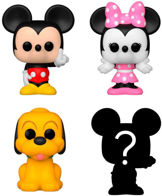 FUNKO Bitty POP! Figūrėlių rinkinys: Disney, ~3 cm (4 vnt.) aprašymas - Prekės nuotrauka