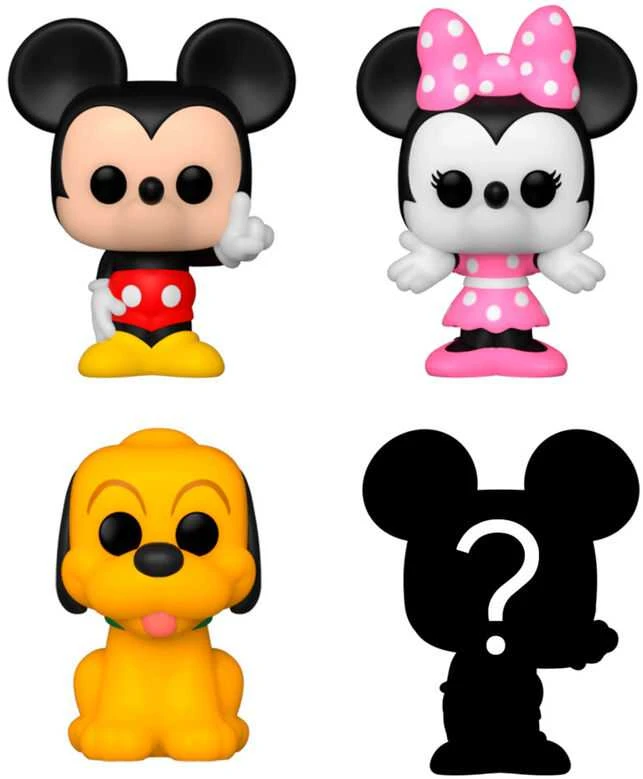 FUNKO Bitty POP! Figūrėlių rinkinys: Disney, ~3 cm (4 vnt.) aprašymas - Prekės nuotrauka
