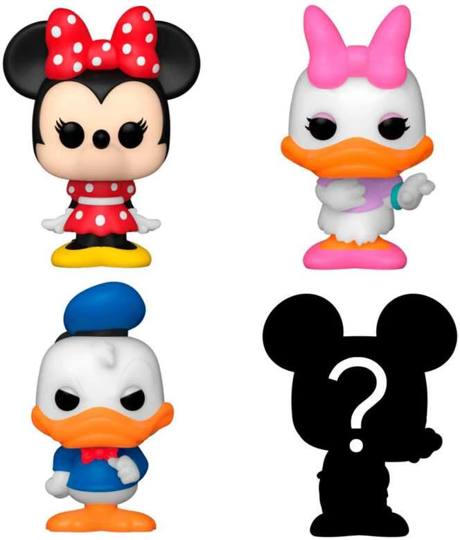 FUNKO Bitty POP! Figūrėlių rinkinys: Disney, ~3 cm (4 vnt.) aprašymas - Prekės nuotrauka