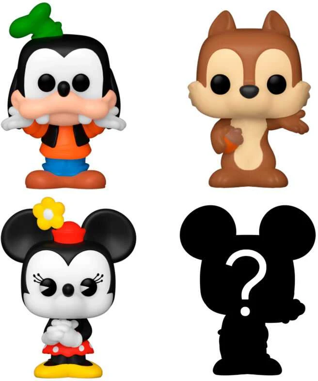 FUNKO Bitty POP! Figūrėlių rinkinys: Disney, ~3 cm (4 vnt.) aprašymas - Prekės nuotrauka