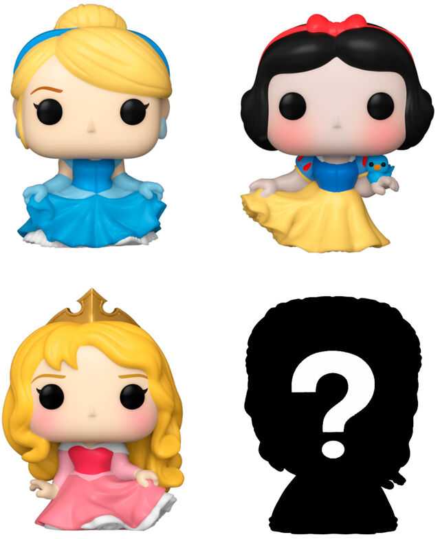FUNKO Bitty POP! Figūrėlių rinkinys: Disney, ~3 cm (4 vnt.) aprašymas - Prekės nuotrauka