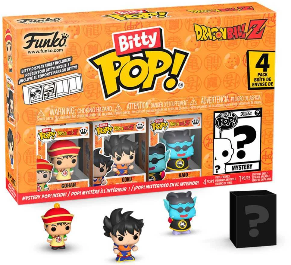 FUNKO Bitty POP! Figūrėlių rinkinys: Dragon Ball Z, ~3 cm (4 vnt.)