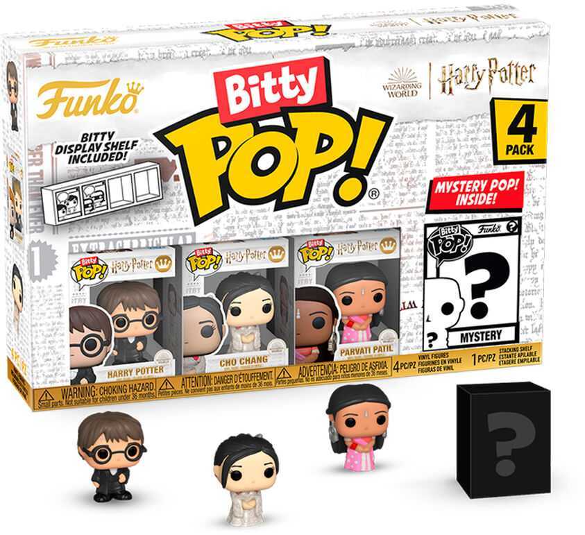 FUNKO Bitty POP! Figūrėlių rinkinys: Harry Potter, ~3 cm (4 vnt.)