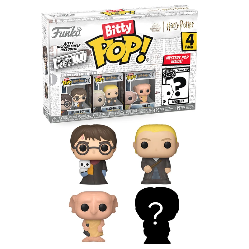 FUNKO Bitty POP! Figūrėlių rinkinys: Harry Potter, ~2.3 cm (4 vnt.)