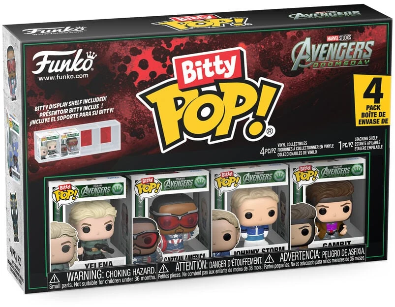 Funko Blister 4 figures Bitty POP Marvel Studios Avengers Doomsday