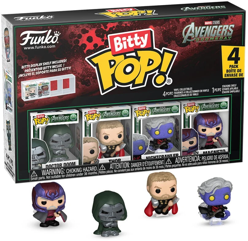 Funko Blister 4 figures Bitty POP Marvel Studios Avengers Doomsday