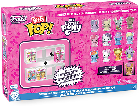 FUNKO Bitty POP! Figūrėlių rinkinys: My Little Pony, ~3 cm (4 vnt.)