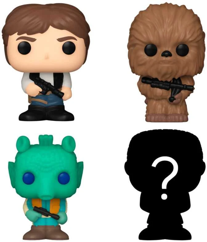 FUNKO Bitty POP! Figūrėlių rinkinys: Star Wars, ~3 cm (4 vnt.)