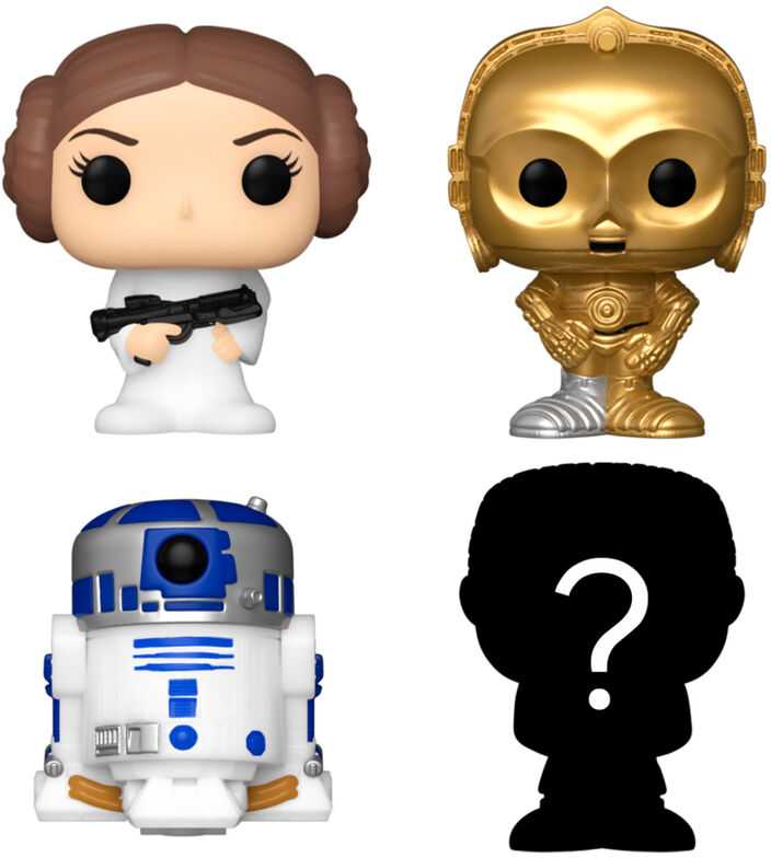 FUNKO Bitty POP! Figūrėlių rinkinys: Sar Wars, ~3 cm (4 vnt.) aprašymas - Prekės nuotrauka