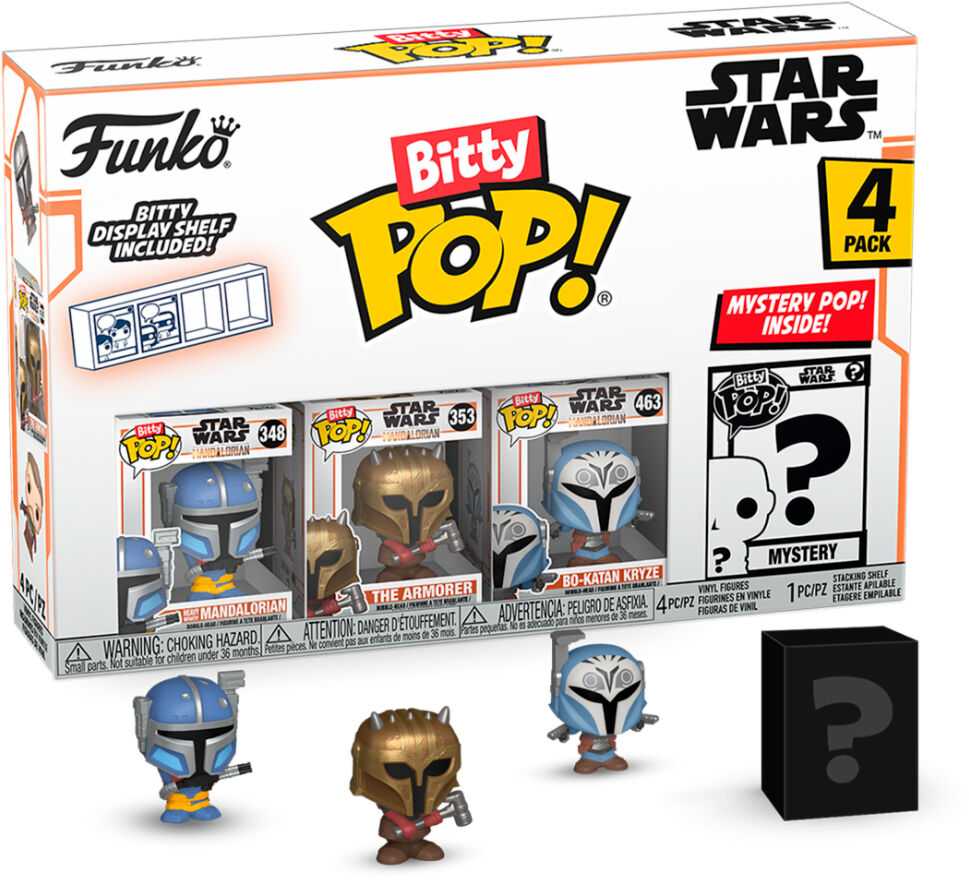Funko Bitty POP: Mandalorian – Sunkusis Mandalorian 4 vnt.