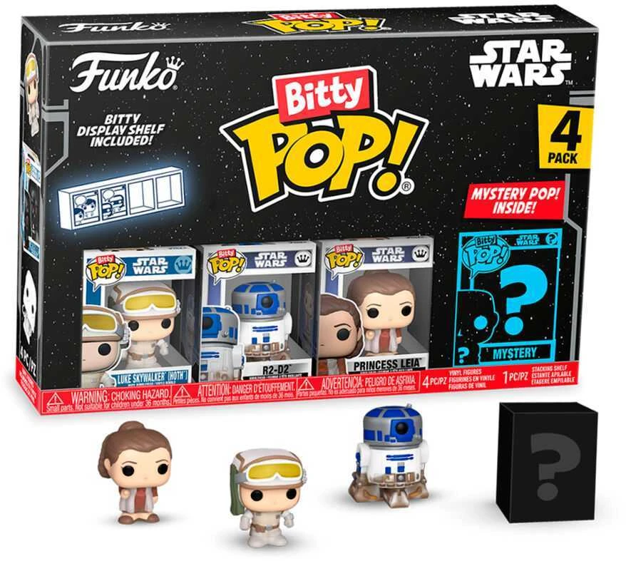FUNKO Bitty POP! Figūrėlių rinkinys: Star Wars, ~3 cm (4 vnt.)