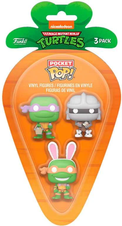 FUNKO POP! Vinilinė figūrėlė: Carrot Pocket: Teenage Mutant Ninja Turtles, 4 cm