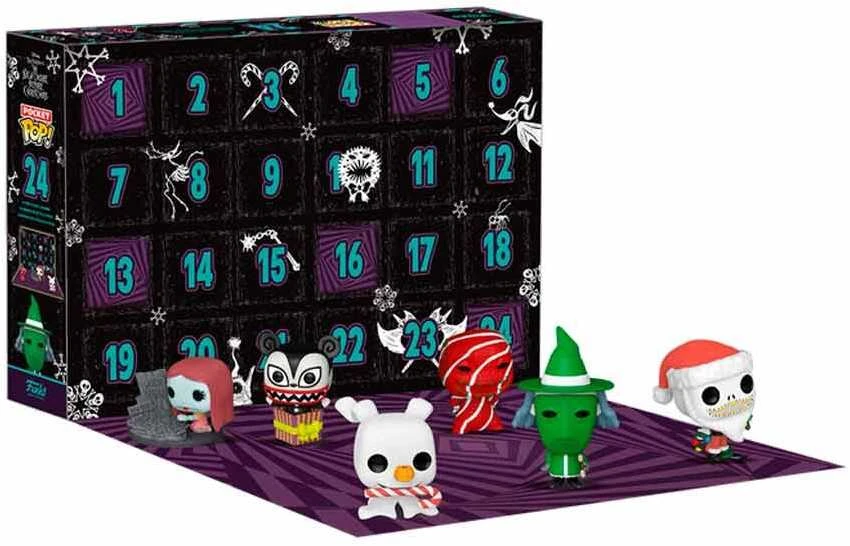 Nightmare Before Christmas advento kalendorius su figūrėlėmis