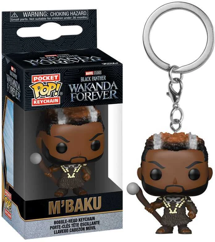 FUNKO POP! Raktų pakabutis: Marvel: Black Panther: Wakanda Forever - M'Baku, 10 cm