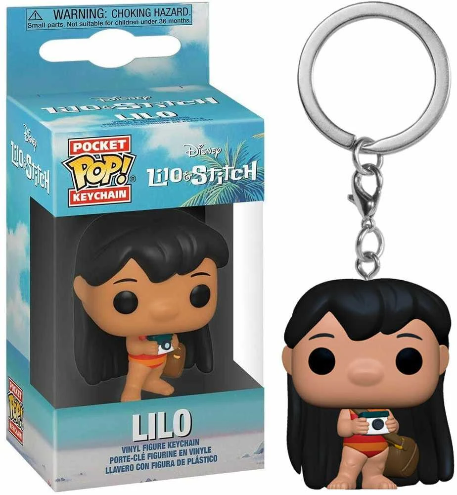 FUNKO POP! Raktų pakabutis: Lilo & Stitch - Lilo, 10 cm aprašymas - Prekės nuotrauka
