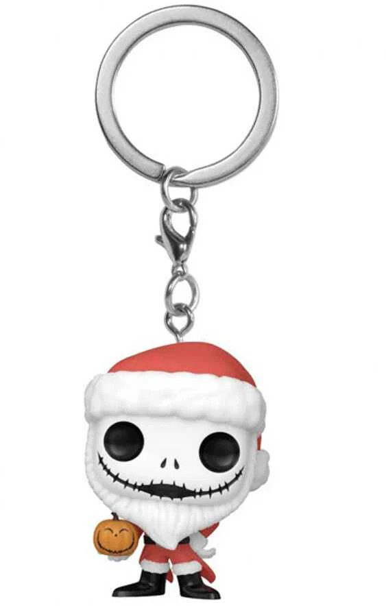 FUNKO POP! Raktų pakabutis: Disney - Santa Jack, 10 cm