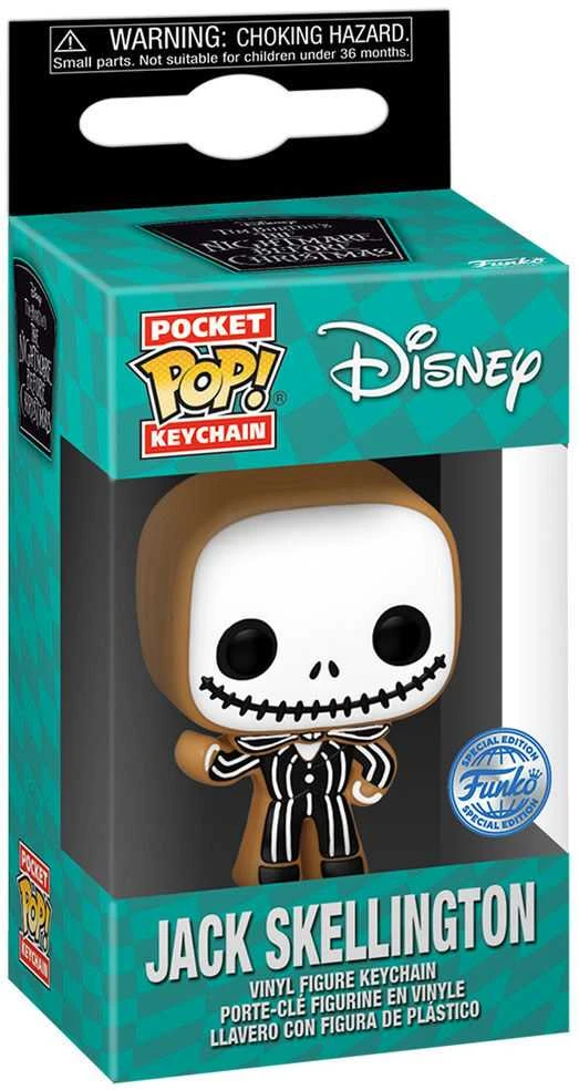 FUNKO POP! Raktų pakabutis: Disney Nightmare Before Christmas - Jack Skellington, 10 cm aprašymas - Prekės nuotrauka