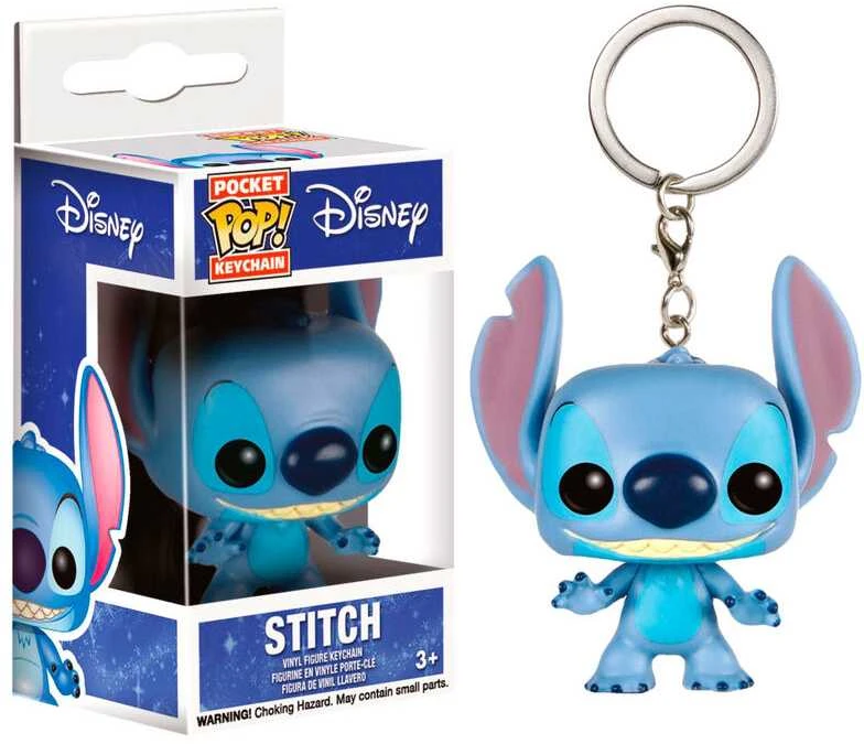 FUNKO POP! Raktų pakabutis: Disney - Stičas, 10 cm