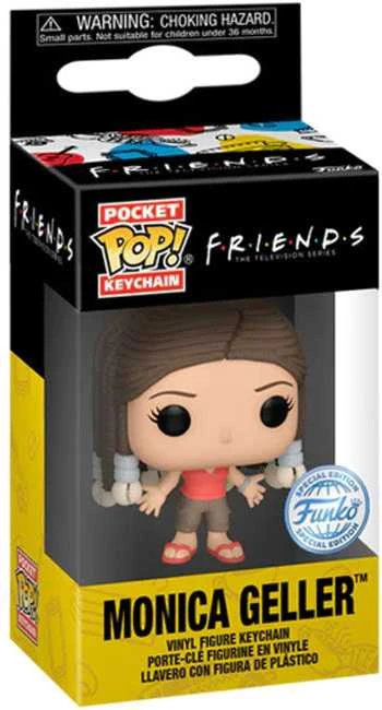 FUNKO POP! Raktų pakabutis: Firends - Monica Geller, 10 cm aprašymas - Prekės nuotrauka