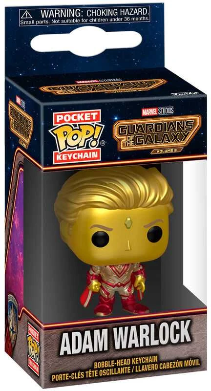 FUNKO POP! Raktų pakabutis: Guardians Of The Galaxy - Adam Warlock, 10 cm aprašymas - Prekės nuotrauka