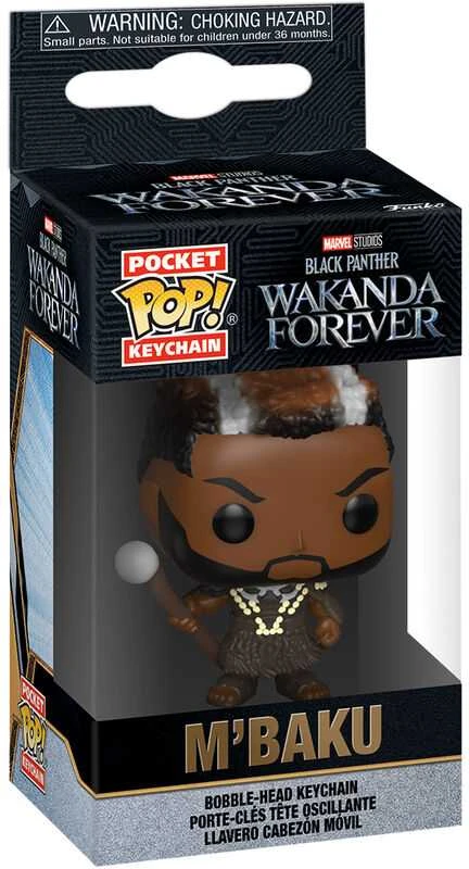 FUNKO POP! Raktų pakabutis: Marvel: Black Panther: Wakanda Forever - M'Baku, 10 cm aprašymas - Prekės nuotrauka