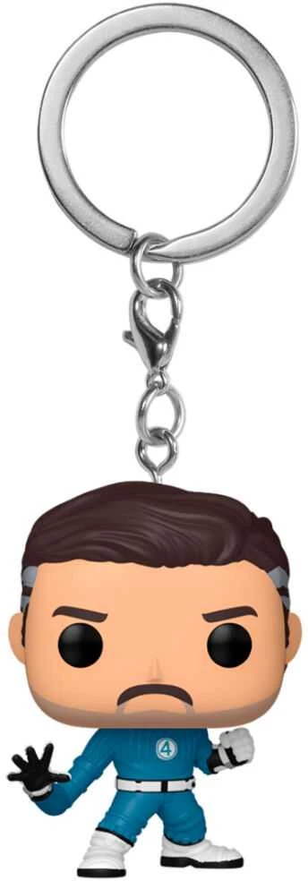 FUNKO POP! Raktų pakabutis: Marvel The Fantastic 4 - Mister Fantastic, 10 cm