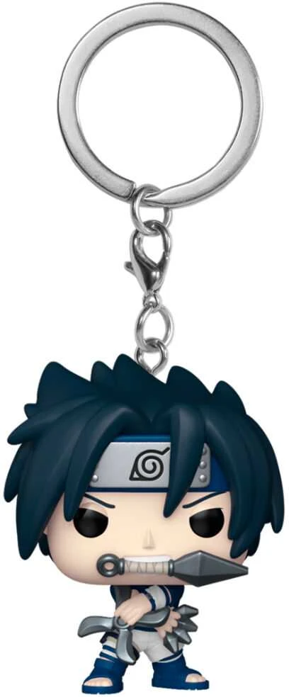 FUNKO POP! Raktų pakabutis: Naruto - Sasuke Uchiha, 10 cm