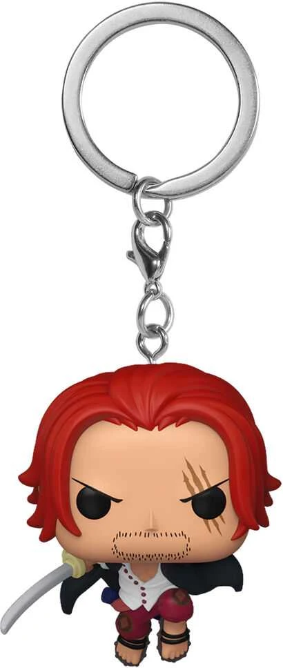 FUNKO POP! Raktų pakabutis: One Piece - Shanks, 10 cm