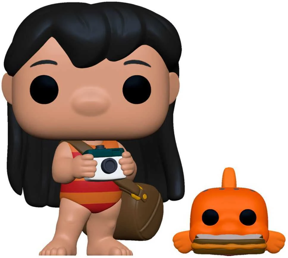 FUNKO POP! Vinilinė figūrėlė: Disney Lilo & Stitch - Lilo with Pudge, 9 cm