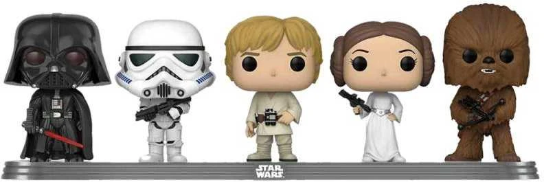 FUNKO POP! Vinilinių figūrėlių rinkinys: Star Wars, ~8 cm (5 vnt.)