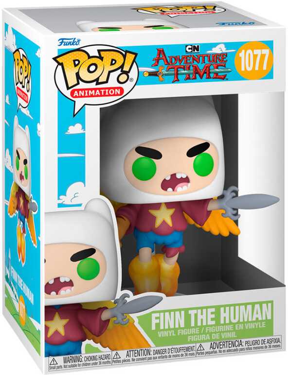 FUNKO POP! Vinilinė figūrėlė: Nuotykių metas - Finas, 9.5 cm aprašymas - Prekės nuotrauka