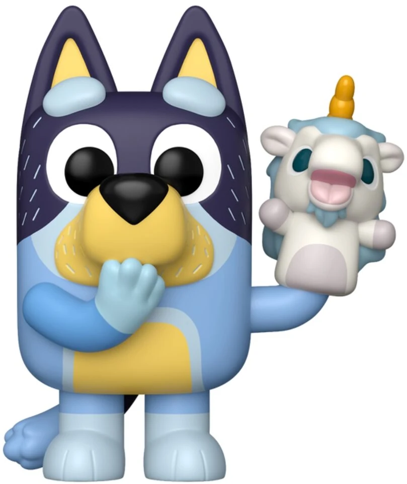 Funko POP figure Bluey Bandit with Unicourse