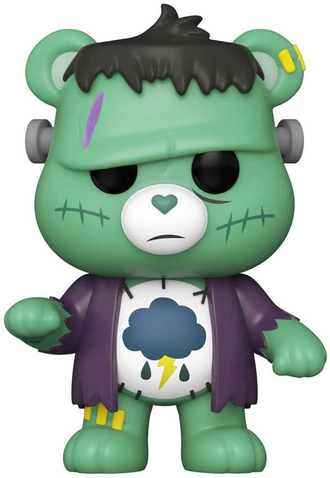 FUNKO POP! Vinilinė figūrėlė: Care Bears x Monsters - Grumpy Bear Frankenstein, 9.5 cm